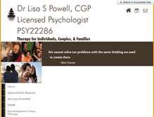 Tablet Screenshot of drlisaspowell.com